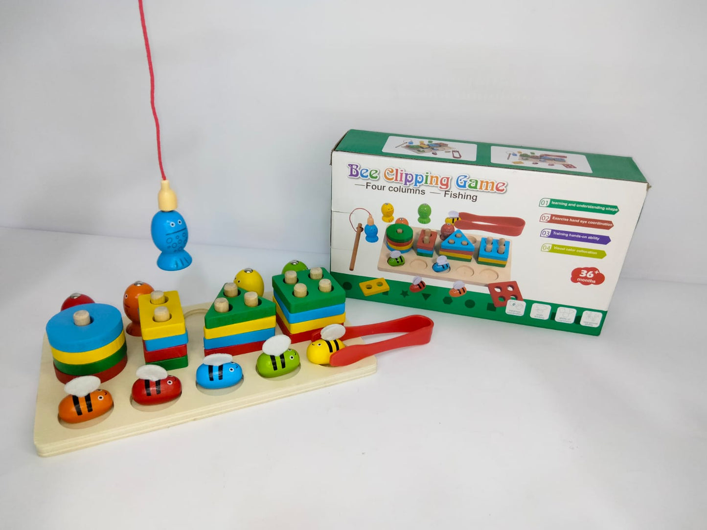 حل مشكلات هندسي مع صيد سمك ونحل