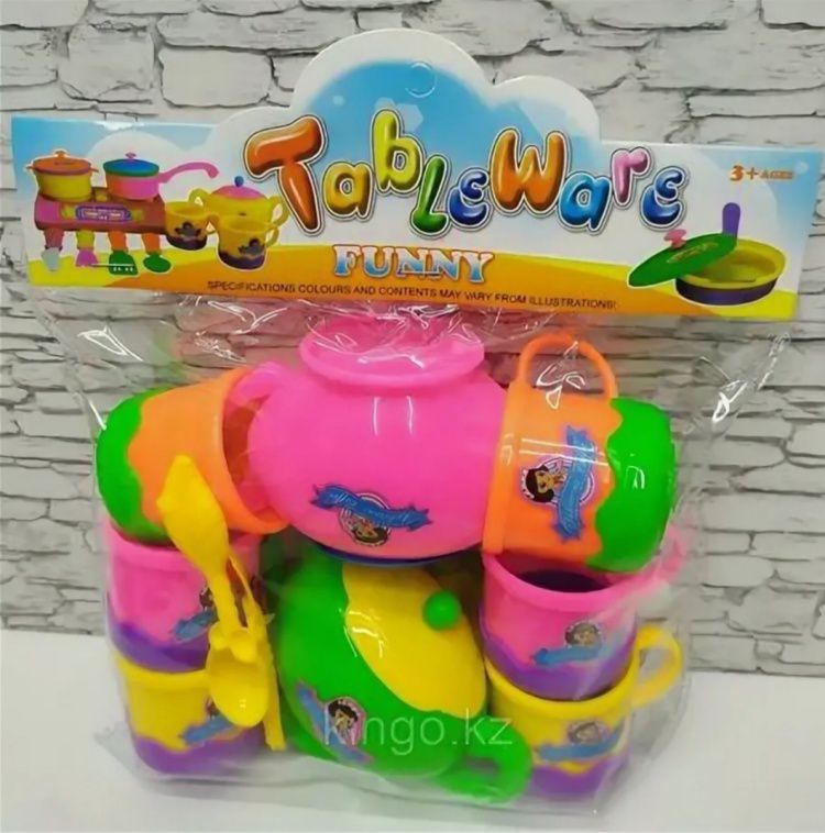 طقم شاي ملون