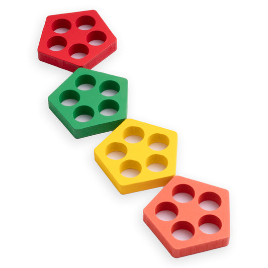 ترتيب الأشكال الهندسية 5*1 - 5 أشكال