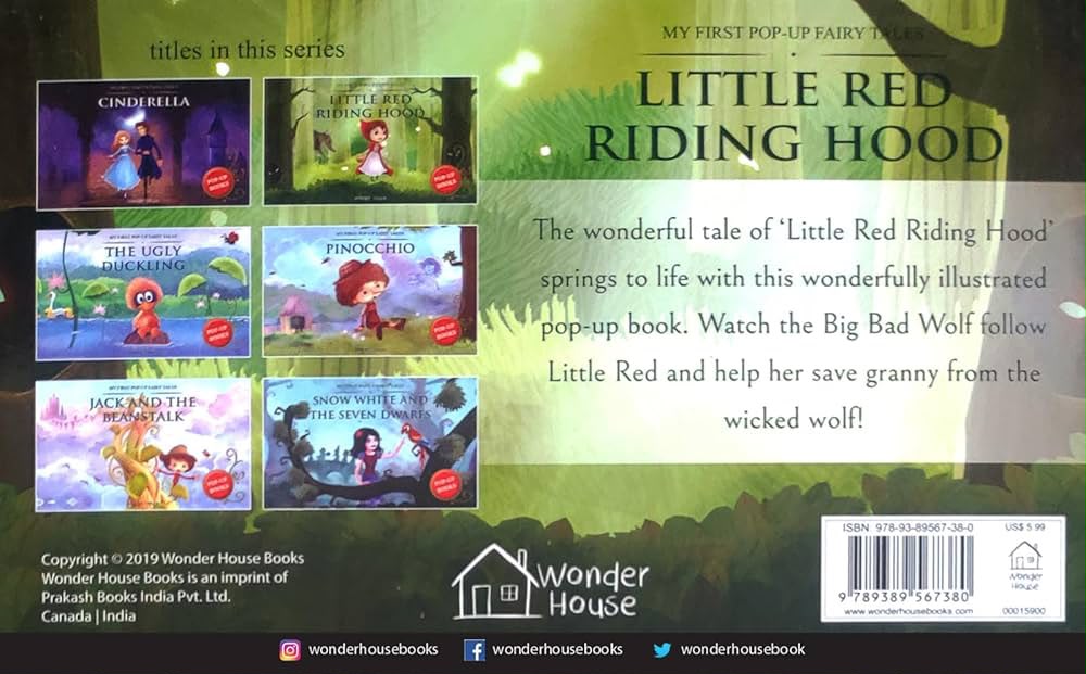 Little red pop up book🌟