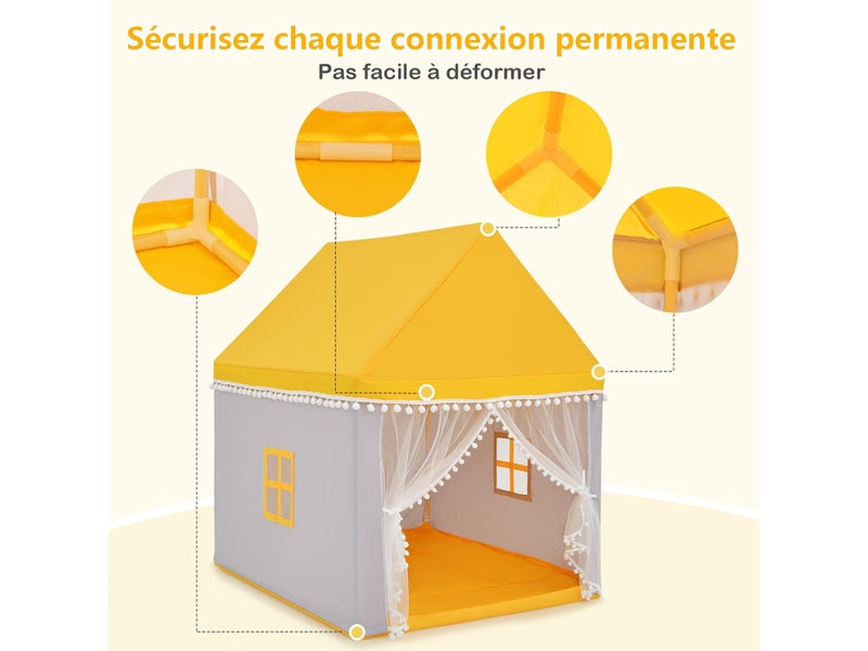 خيمه اميرات مربعه اصفر