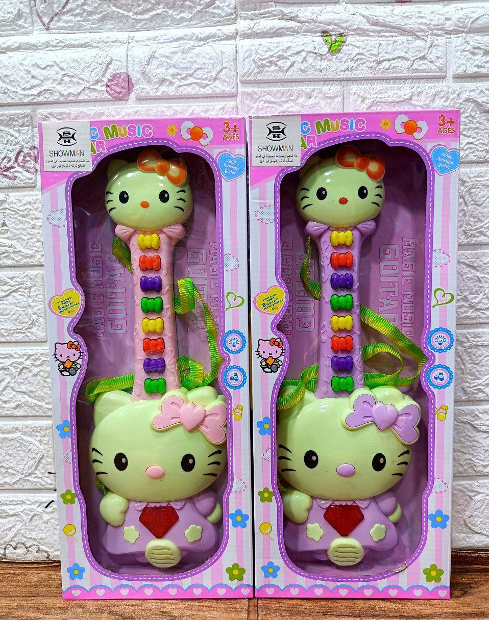 🎸💖 جيتار كيتي الموسيقي – Hello Kitty Magic Guitar ✨🎶