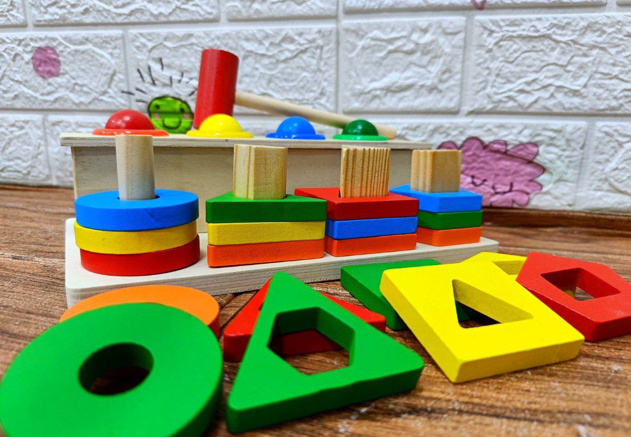 🌸مطابقه اشكال هندسيه مع مطرقه🌸