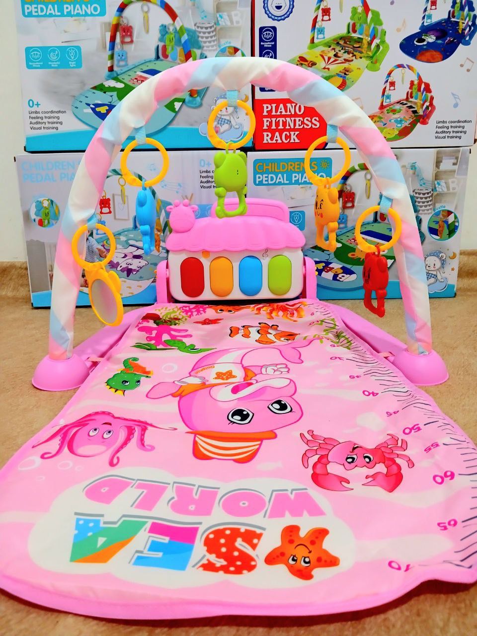 🌸سجادة البيبي بيانو وملاهي اطفال🌸