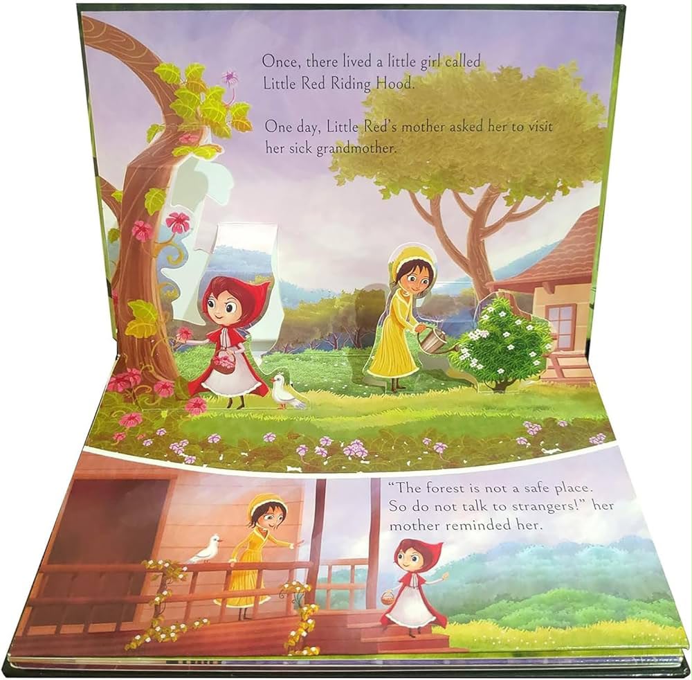 🌸Little red pop up book🌸