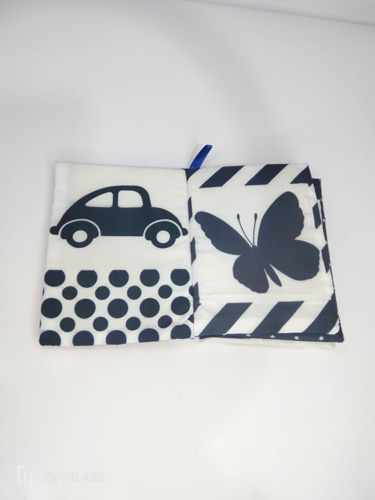 كتاب قماش ابيض واسود