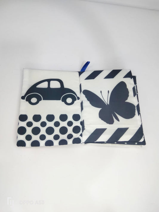 كتاب قماش ابيض واسود