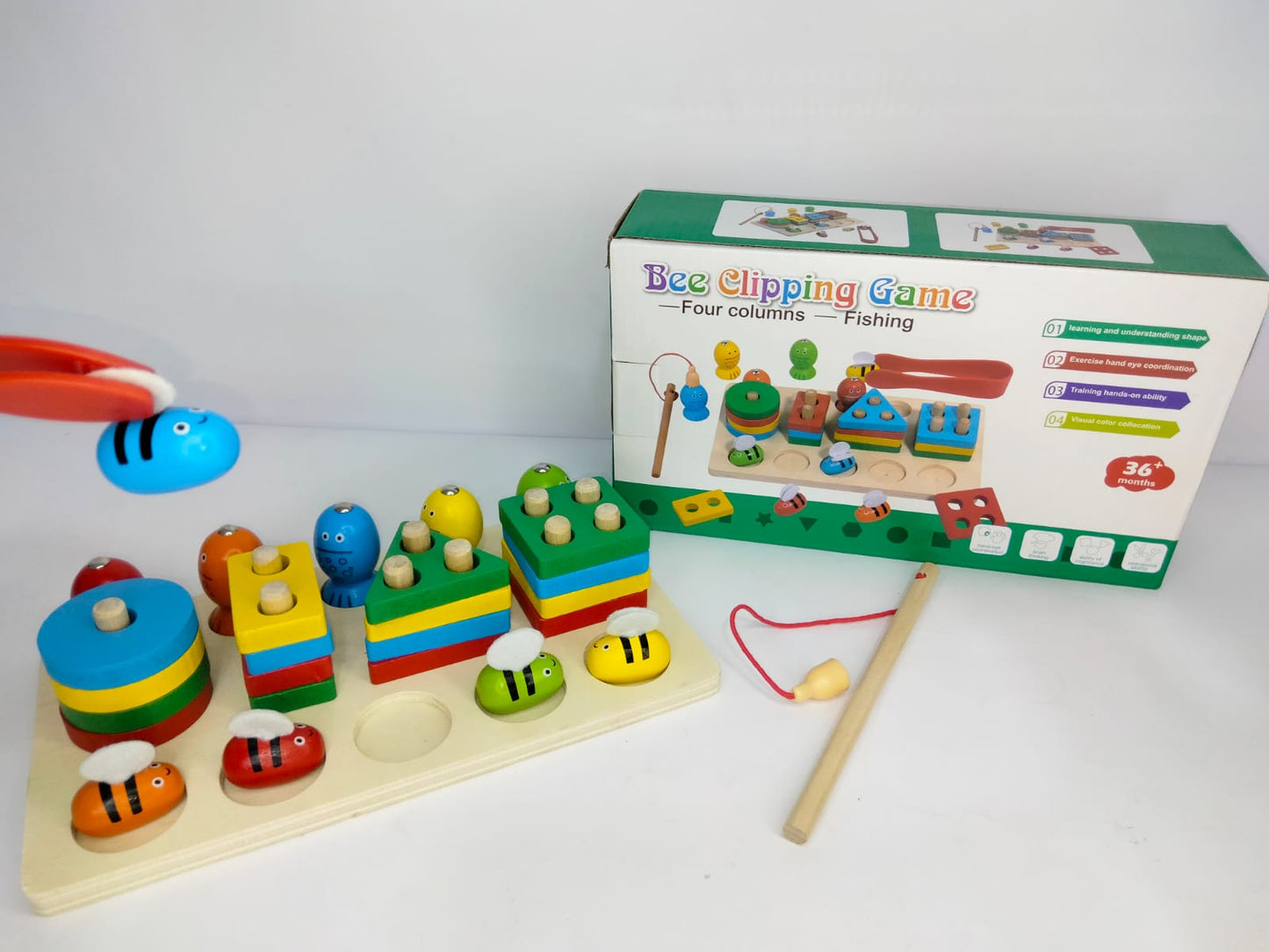 حل مشكلات هندسي مع صيد سمك ونحل