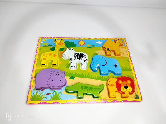 بازل تطابق حيوانات غابة جمل