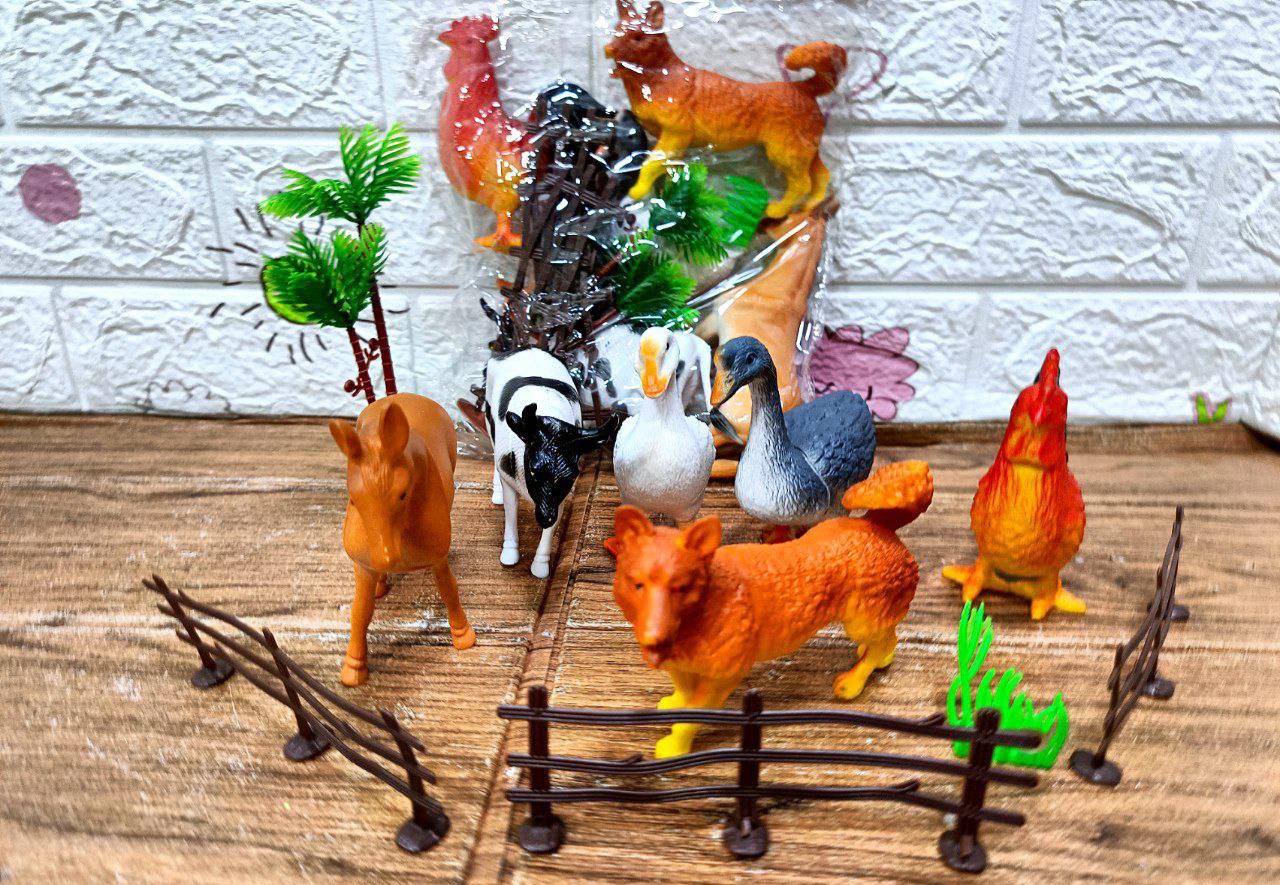 🌸حيوانات مزرعه مع سور🌸