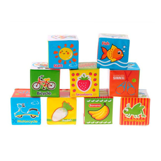 باكت مكعبات سوفت جلد 2 قطعه