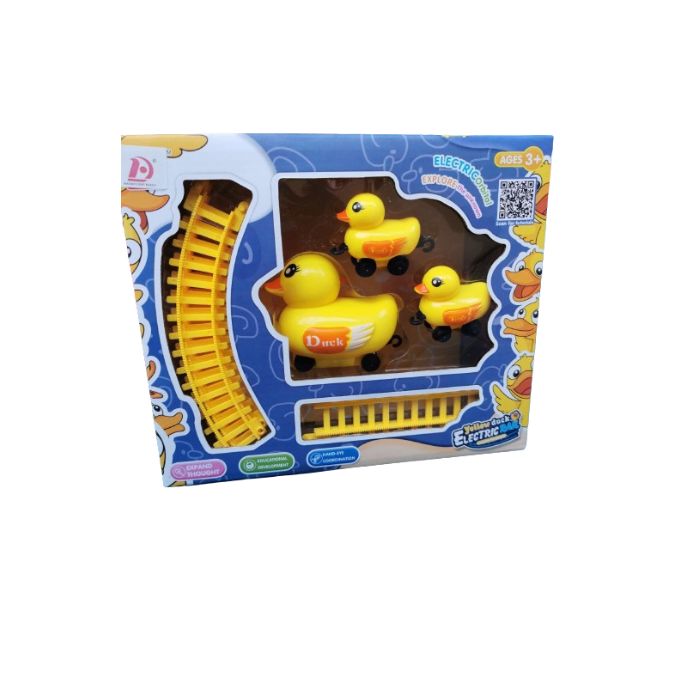 لعبة قطار البطة وأولادها