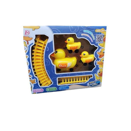 لعبة قطار البطة وأولادها