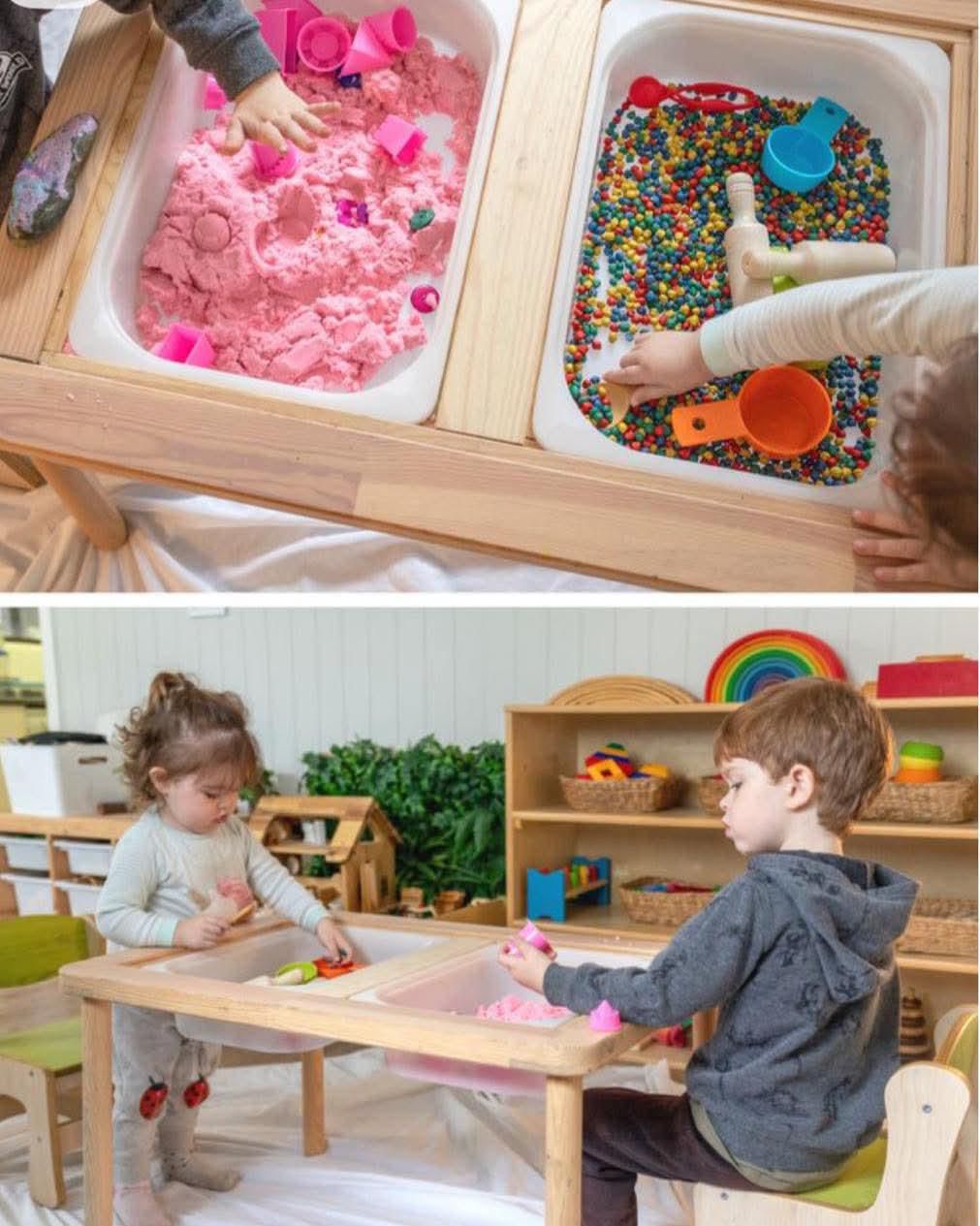 🤗✨ Sensory Table – طاولة العب الحسي ✨🤗