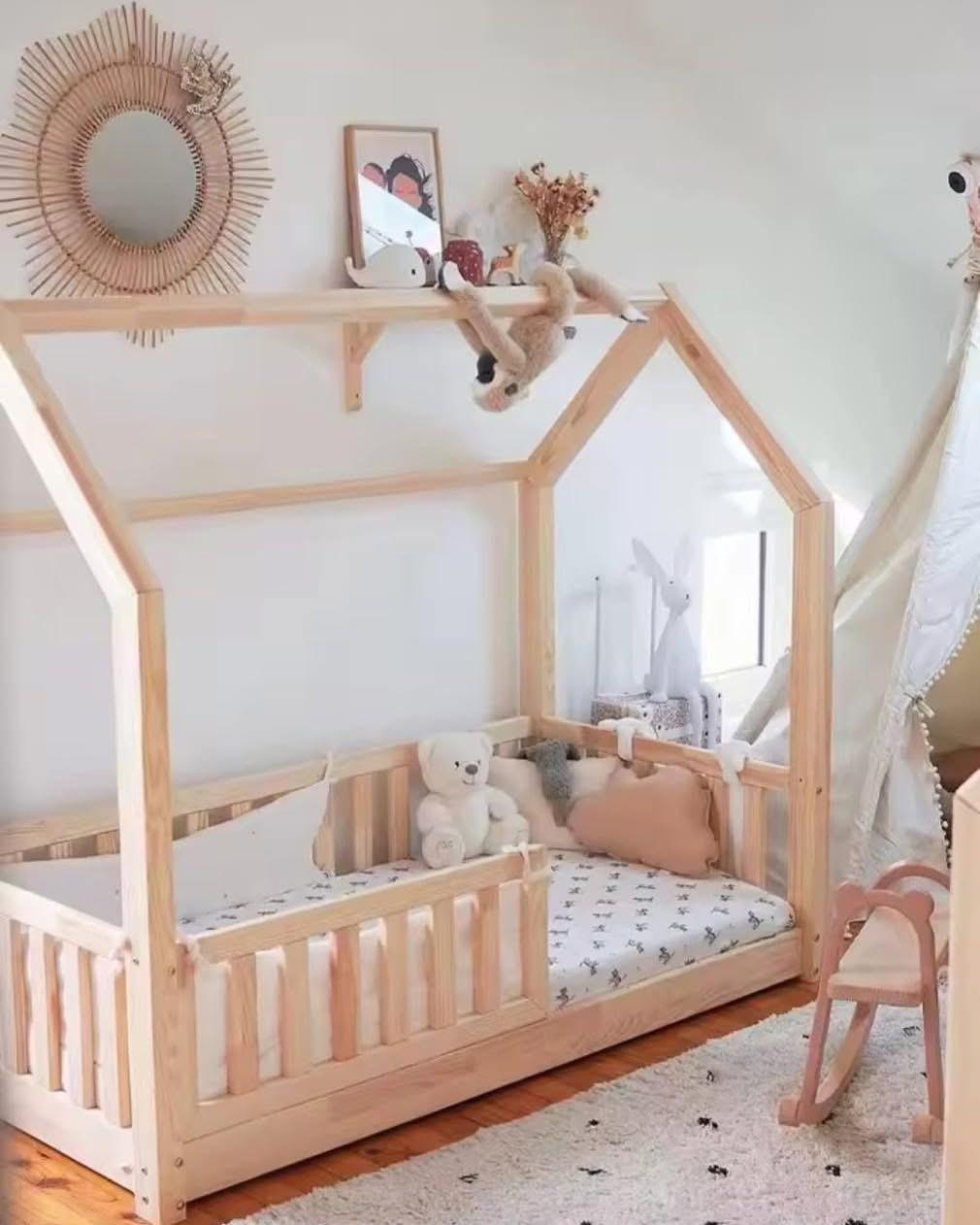 سرير خشب 200*100سم