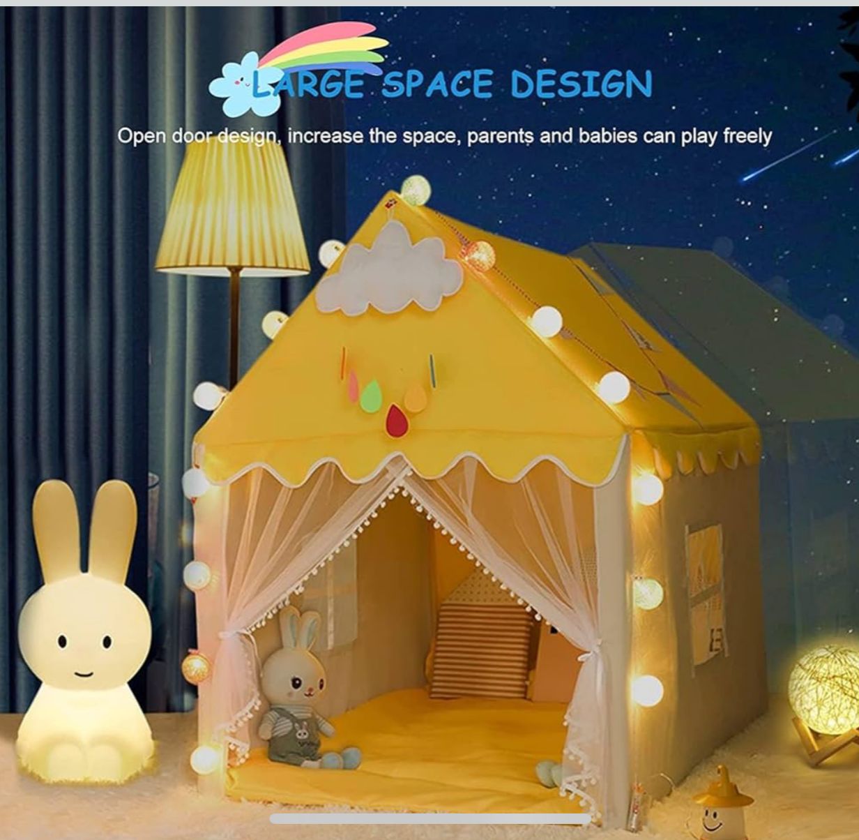 خيمه اميرات مربعه صفراء