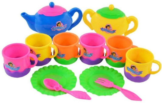 طقم شاي ملون