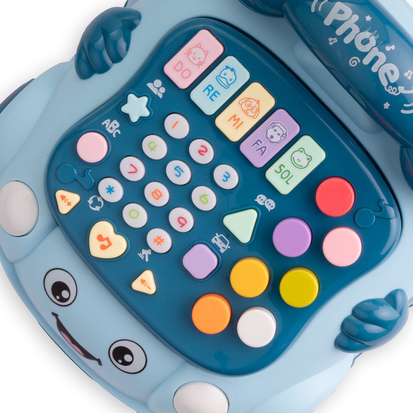 تليفون أرضي كبير ازرق