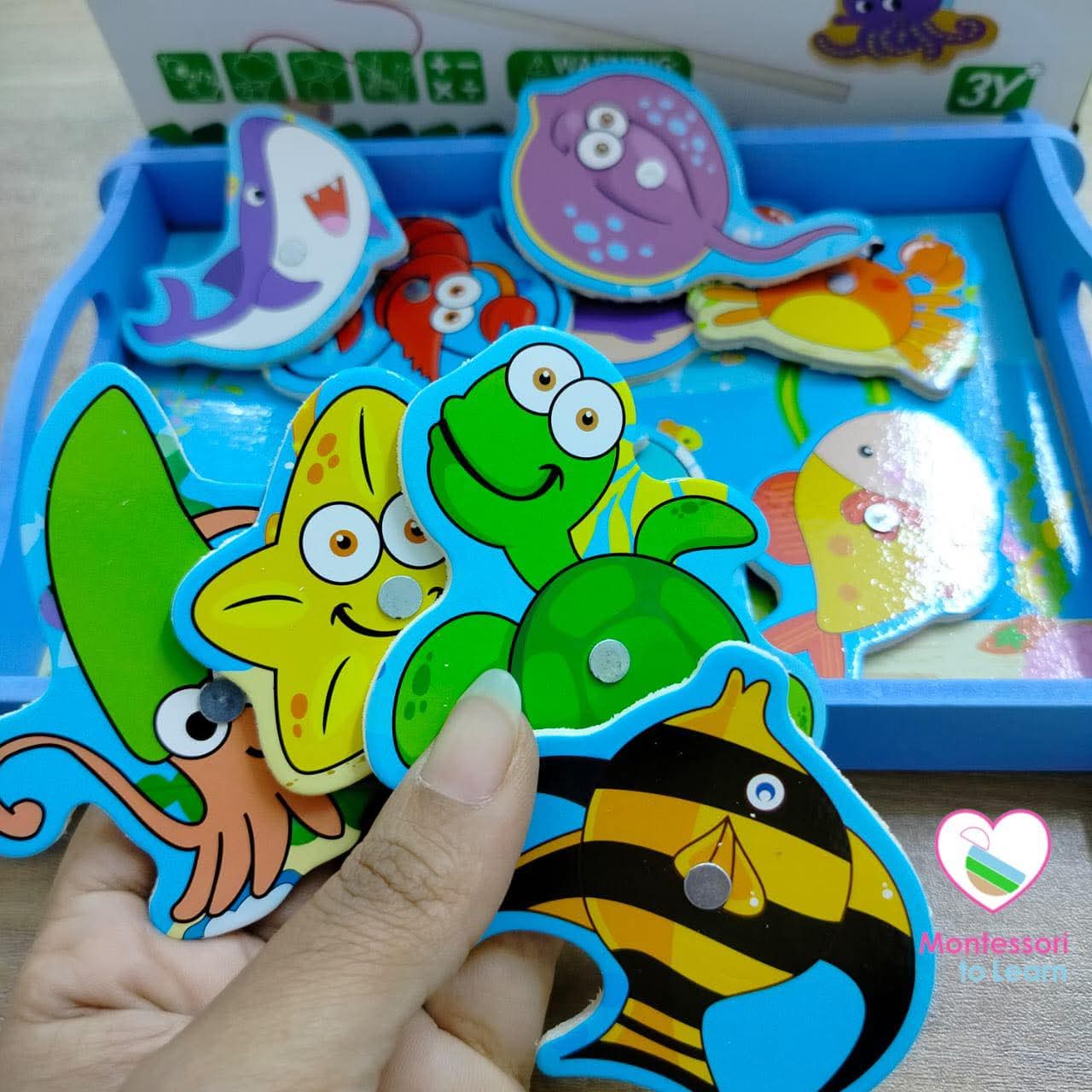 🌸🌟لعبة صيد سمك خشب🌟🌸