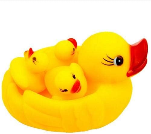 مجموعة من 4 قطع من البط المطاطي