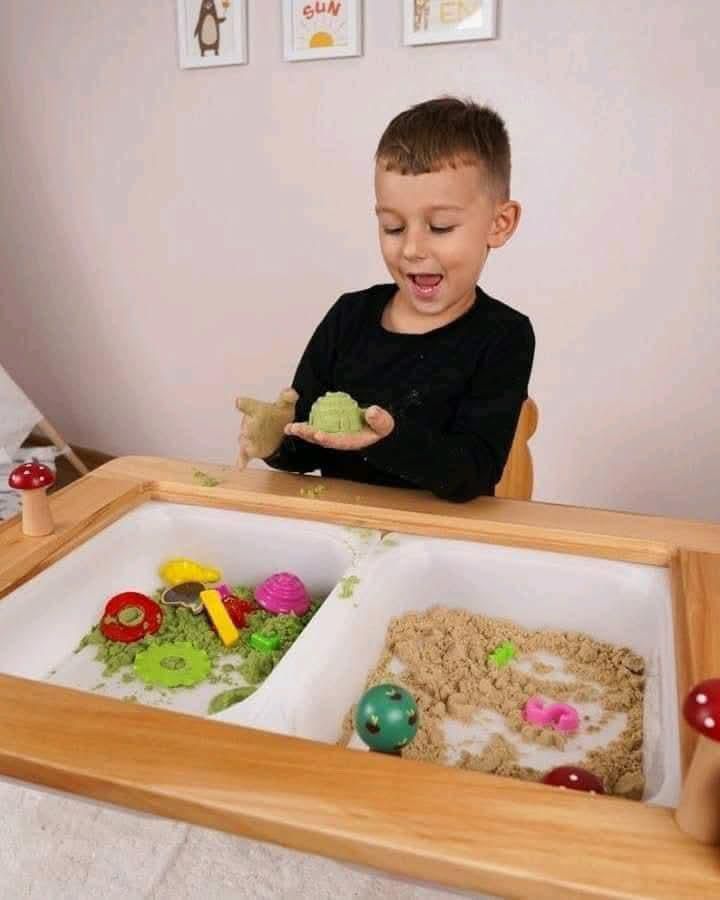 🤗✨ Sensory Table – طاولة العب الحسي ✨🤗