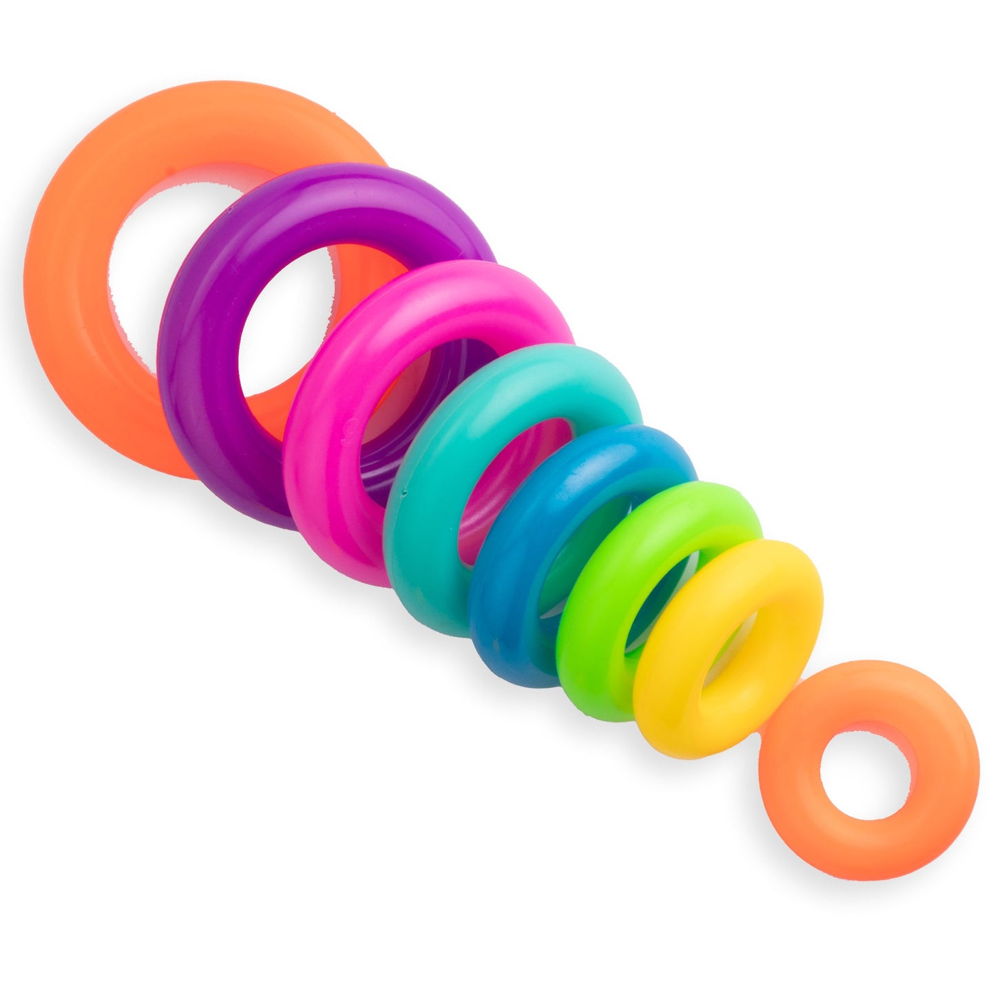 عمود حلقات بلاستيك - 9 قطع