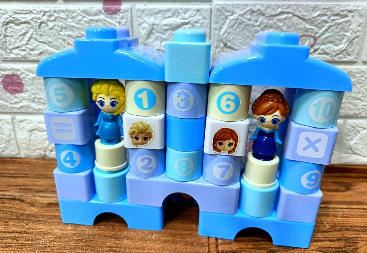 🌸شنطه مكعبات فروزن ٥٢ قطعه🌸