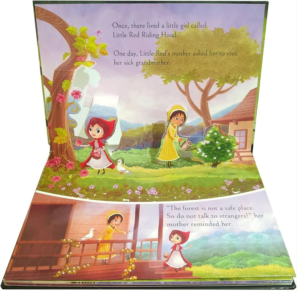 🌸Little red pop up book🌸
