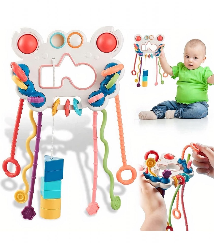 لعبة تفاعلية بخيط سحب سيليكون 5*1