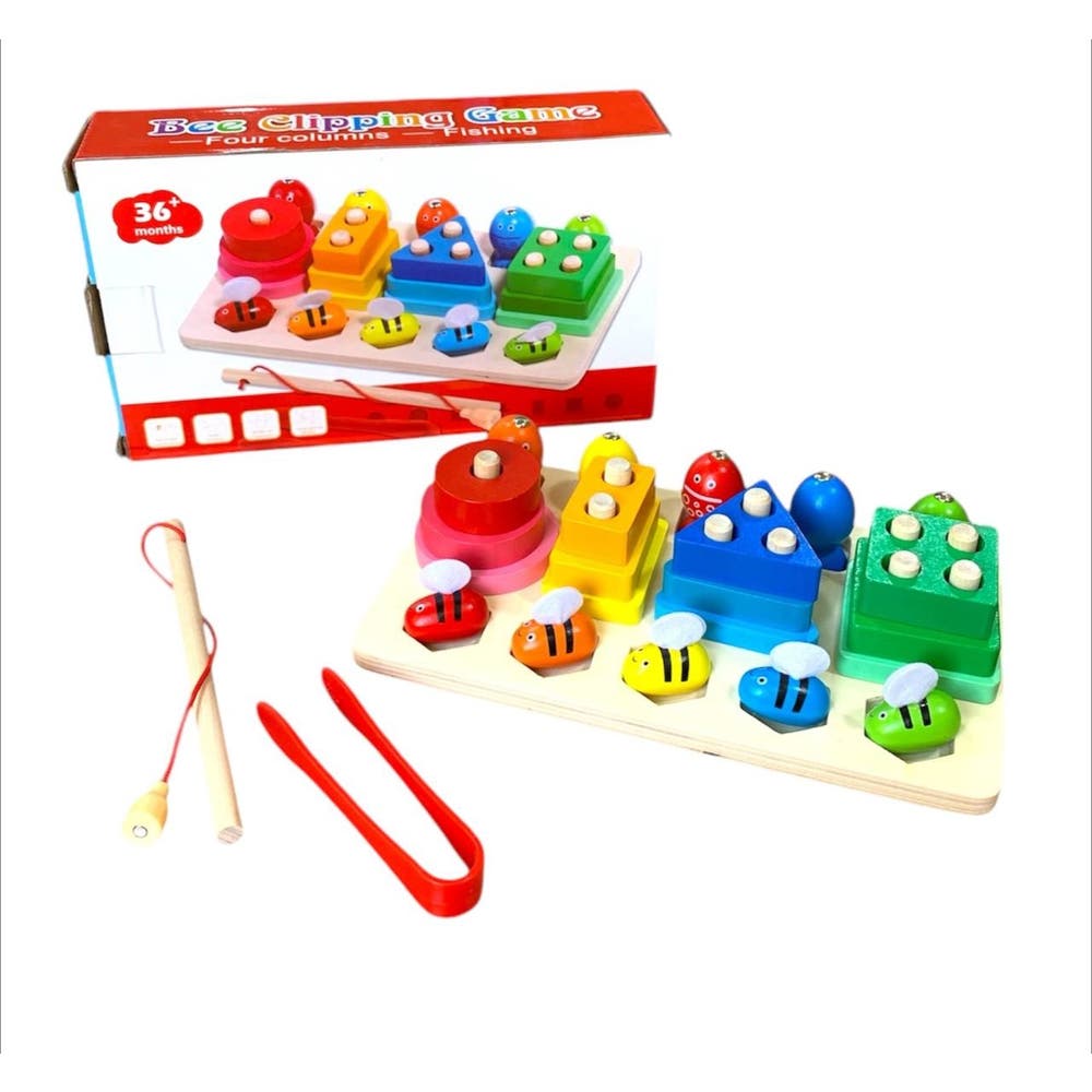 حل مشكلات هندسي مع  صيد سمك ونحل