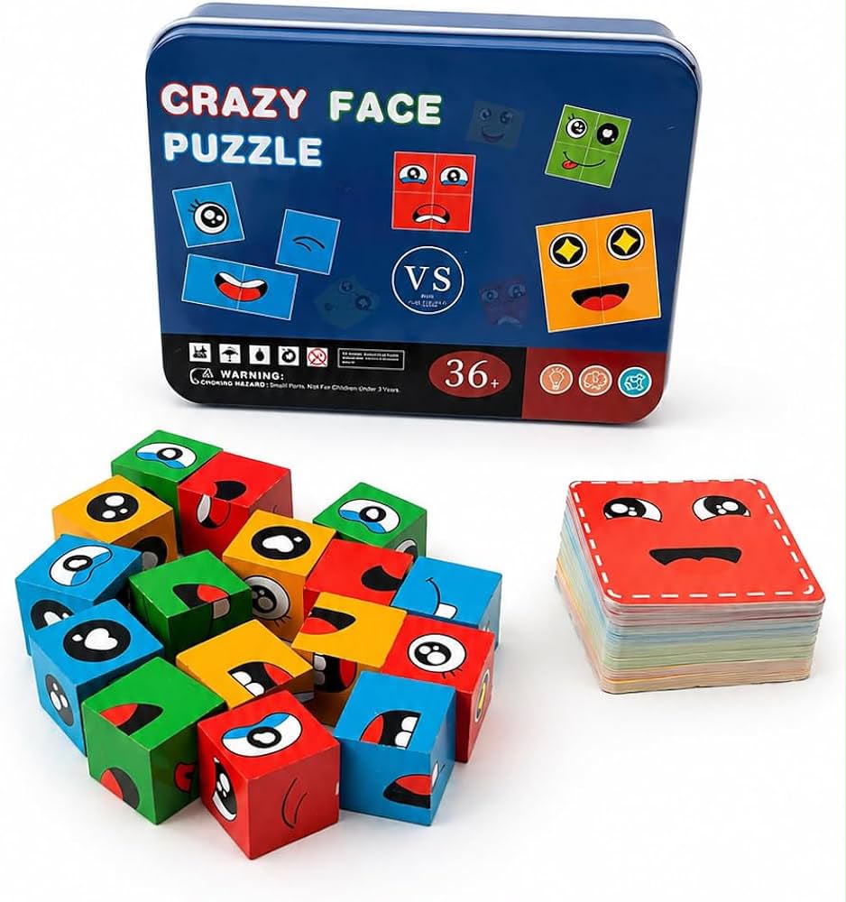 (Crazy Face Puzzle)