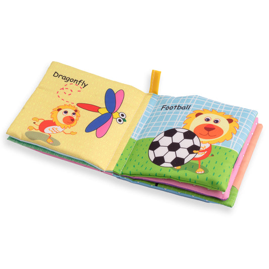 كتب قماش انجليزي في علبة بيضاء - 4 كتب