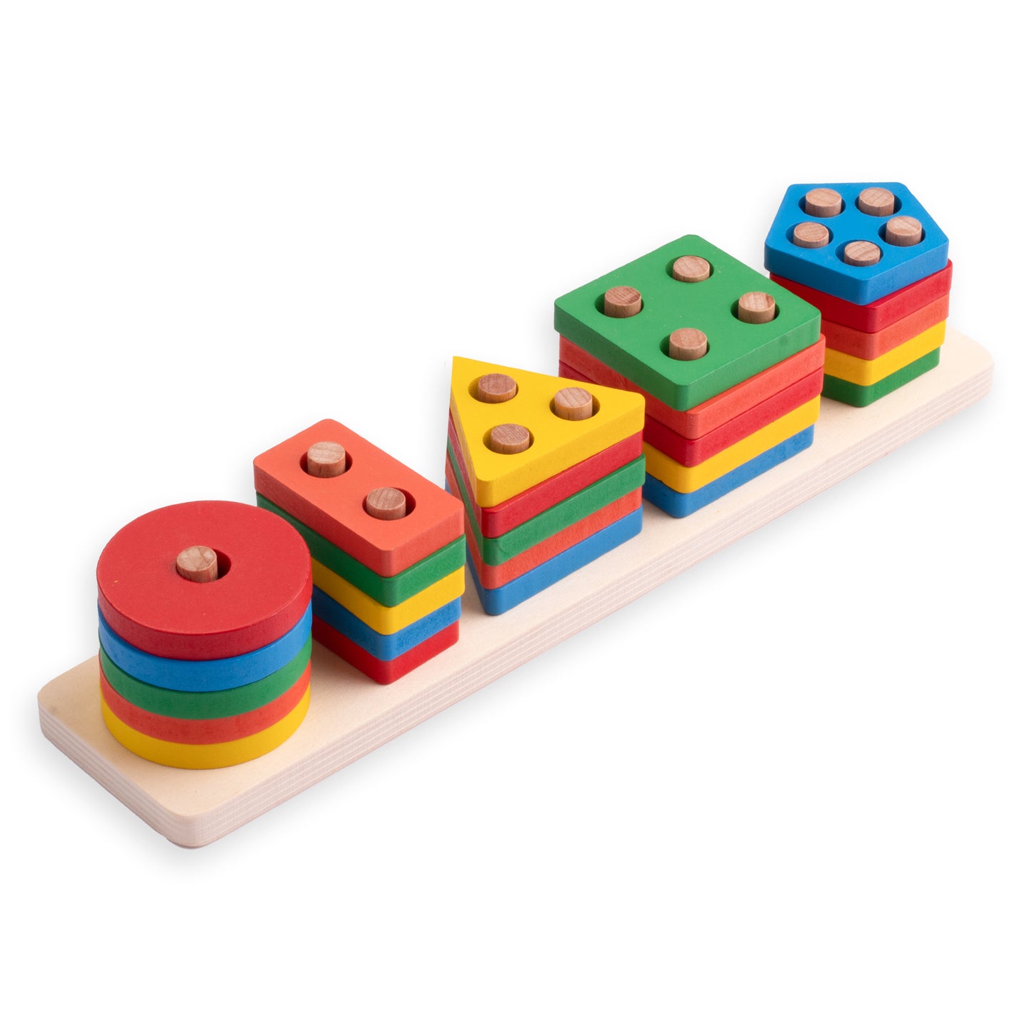 ترتيب الأشكال الهندسية 5*1  - 5 أشكال