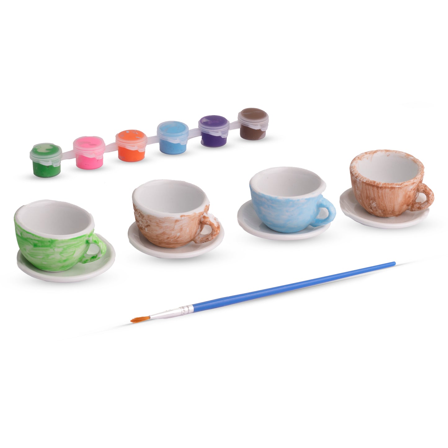 طقم الشاي  تلوين - 15 قطعة