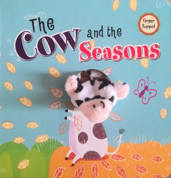 🌸كتاب تفاعلي: "البقرة وفصول السنة🌸" (The Cow and the Seasons - Finger Puppet Book)