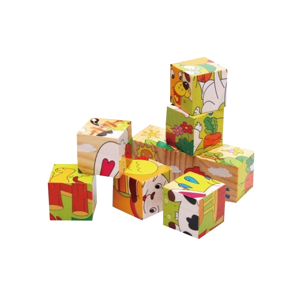 بازل مكعبات ١٦ قطعه