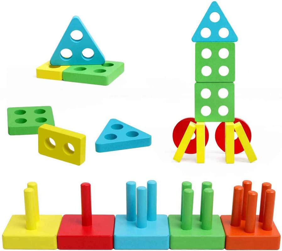 ترتيب اشكال هندسيه في علبه زرقاء