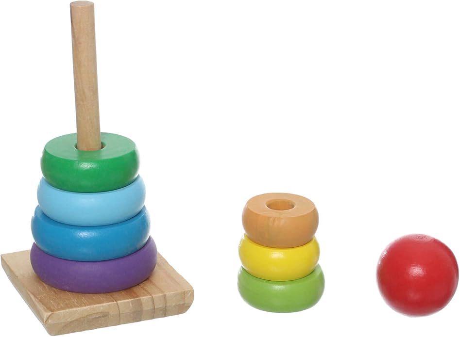 عمود حلقات خشب  كبير