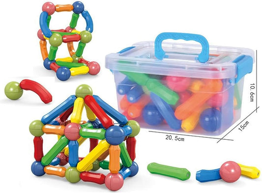 بوكس مكعبات مغناطيس 84ق شفاف