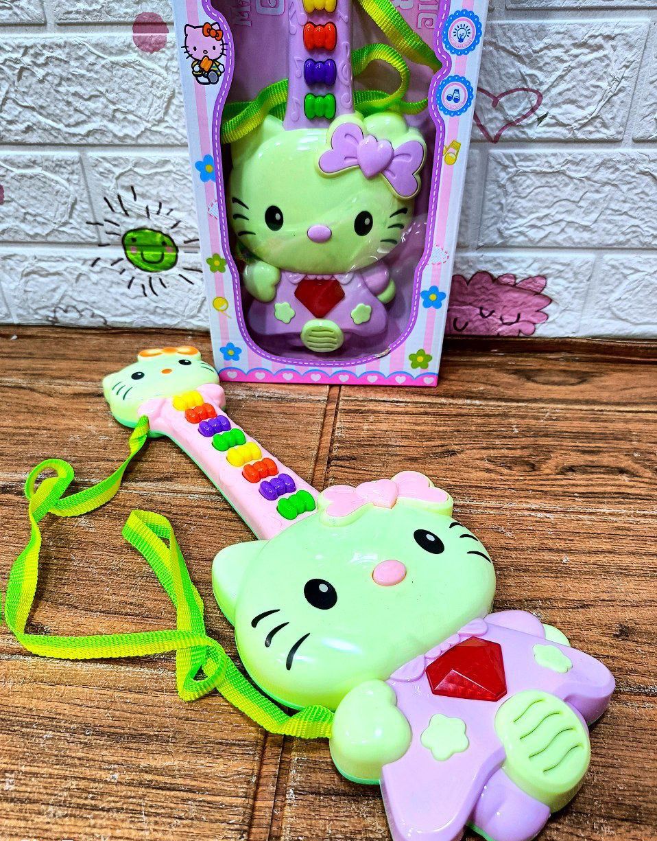 🎸💖 جيتار كيتي الموسيقي – Hello Kitty Magic Guitar ✨🎶