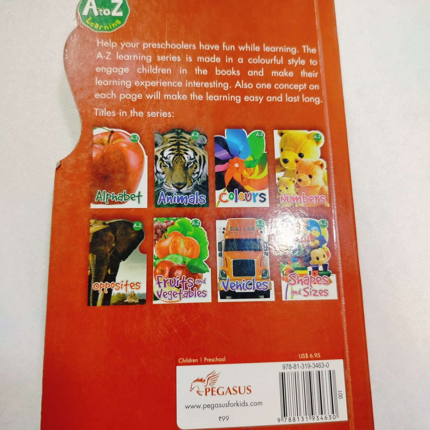 from a to z OPPOSITES book