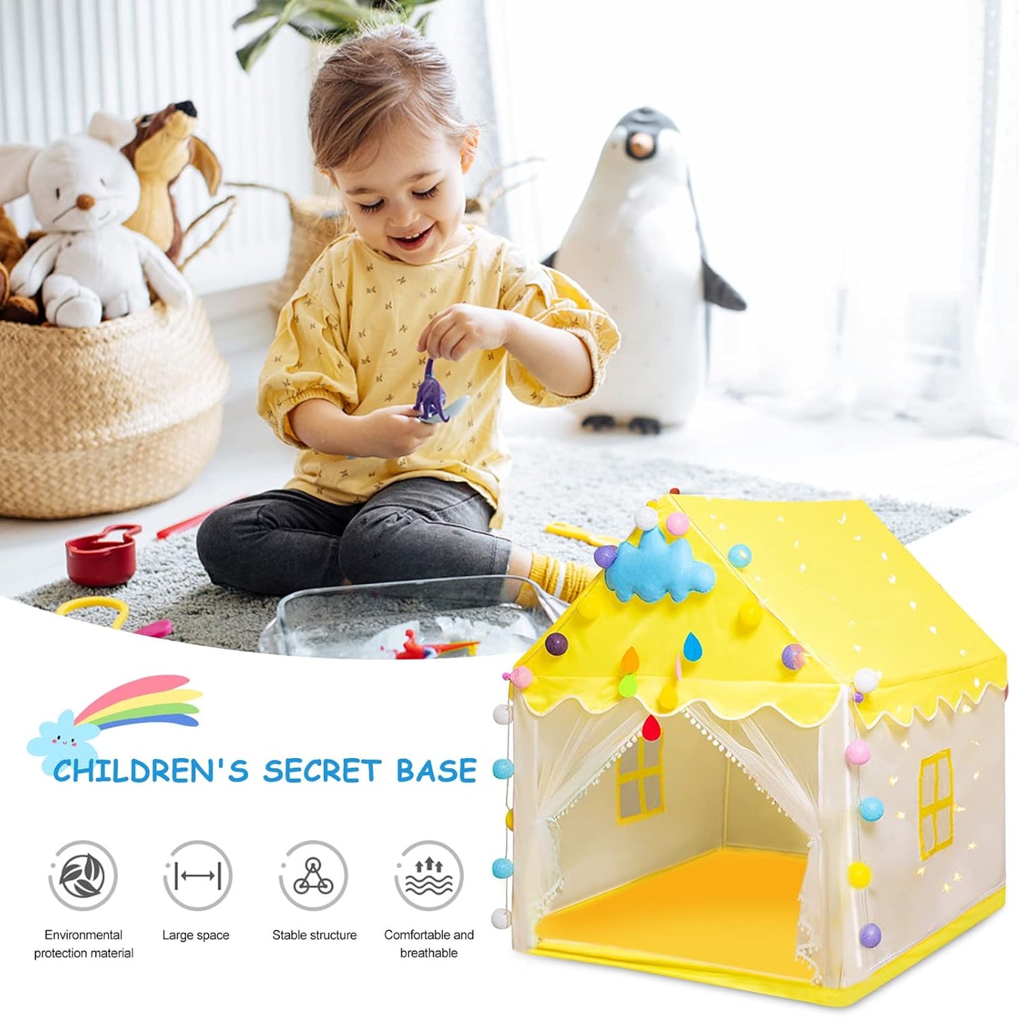 خيمه اميرات مربعه اصفر