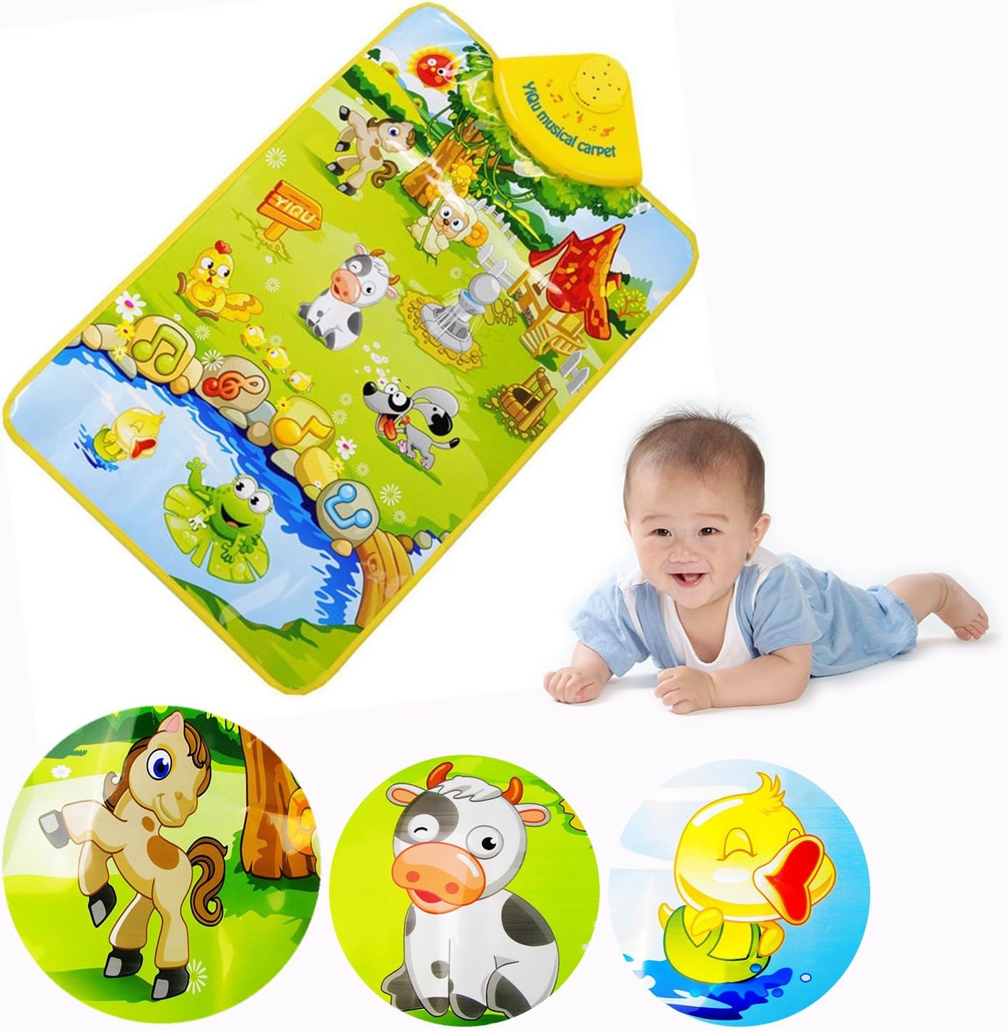 سجادة موسيقية بأصوات و أشكال الحيوانات