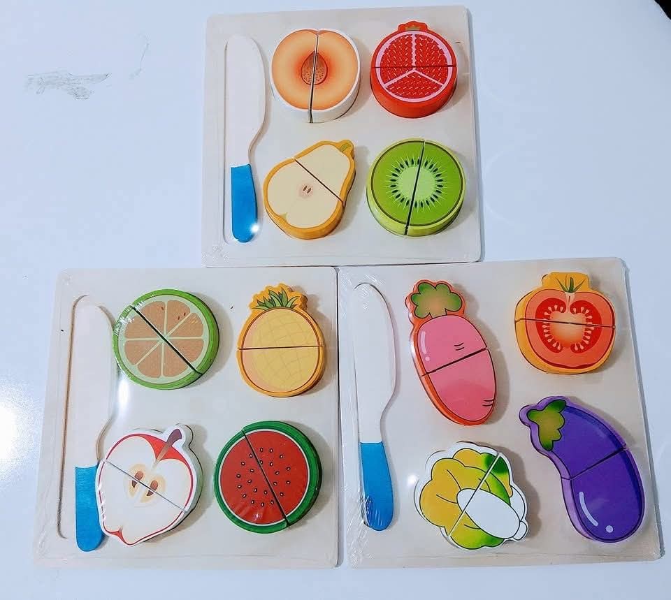 لوحة تقطيع الخضار والفاكهة 🥕🌶️🍅🍄