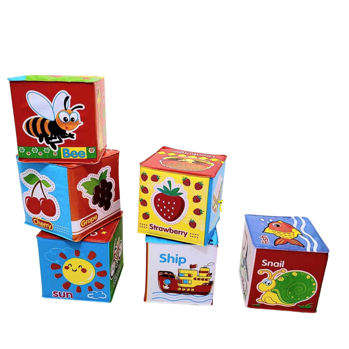 باكت مكعبات سوفت جلد 2 قطعه