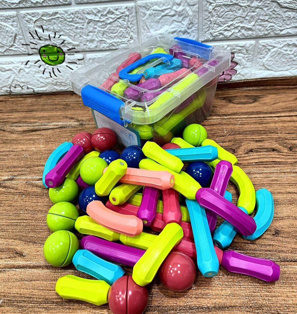 🌸مكعبات المغناطيس ال 50 قطعه في بوكس🌸