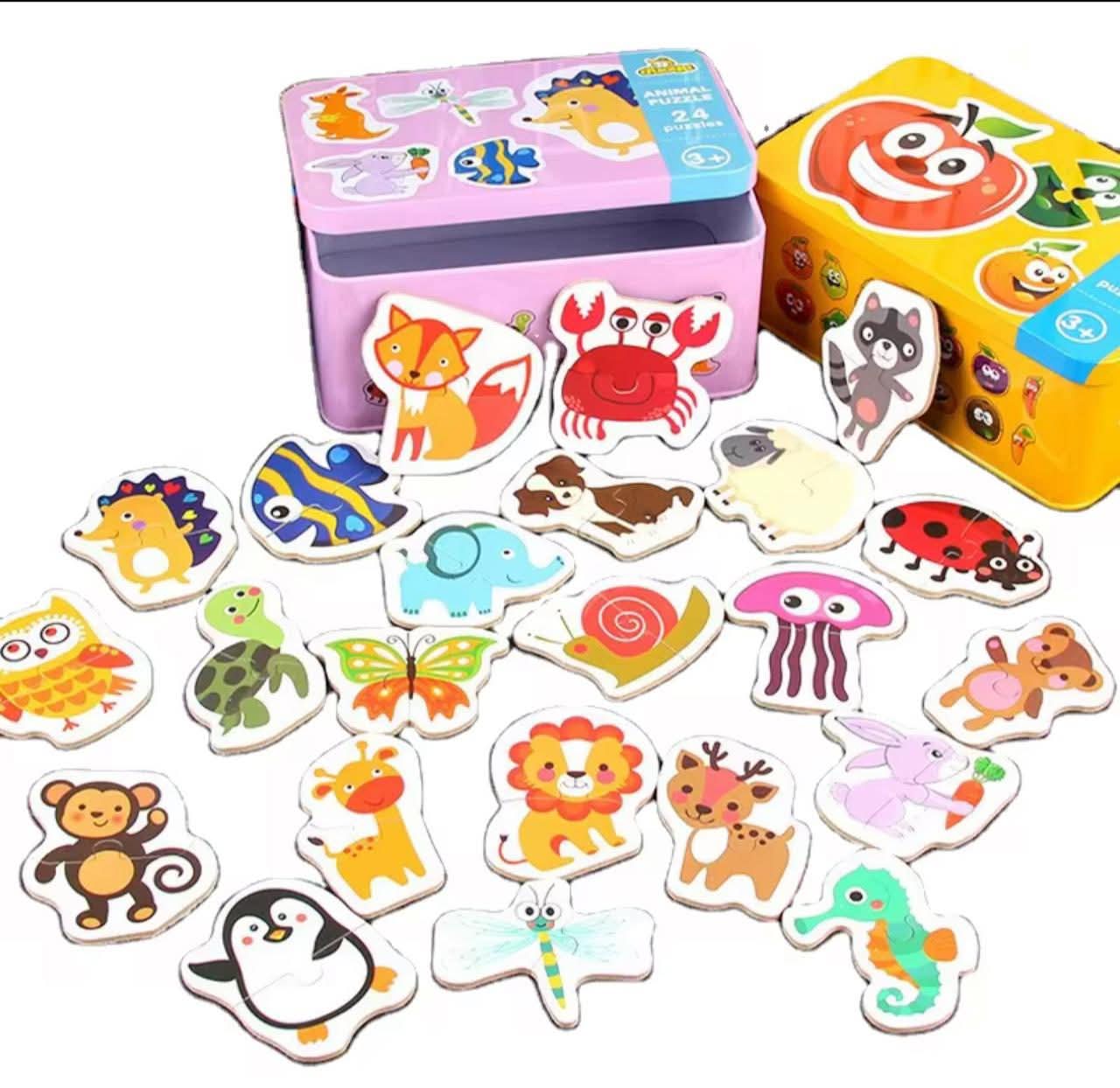 بازل فى علبه معدن 24 شكل