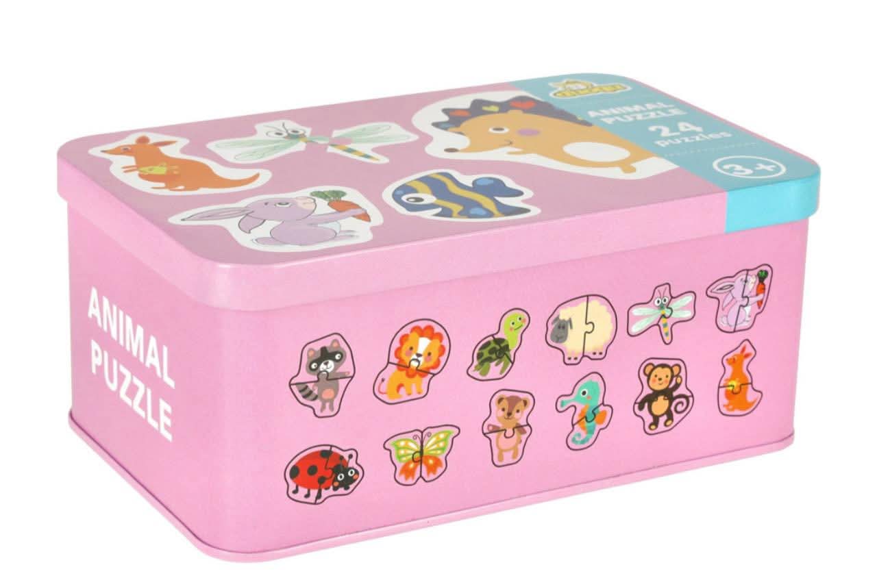 بازل فى علبه معدن 24 شكل