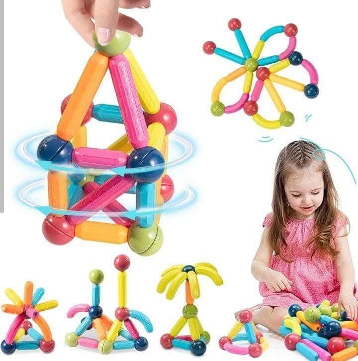 بوكس مكعبات مغناطيس 84ق شفاف