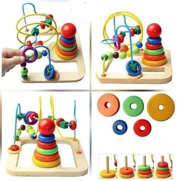 متاهه مع عمود حلقات